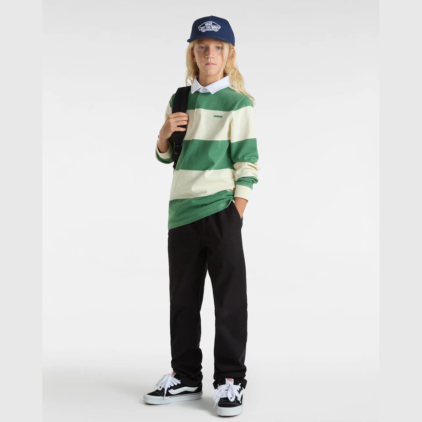 T-shirt a polo da rugby a maniche lunghe - 8/14 ANNI