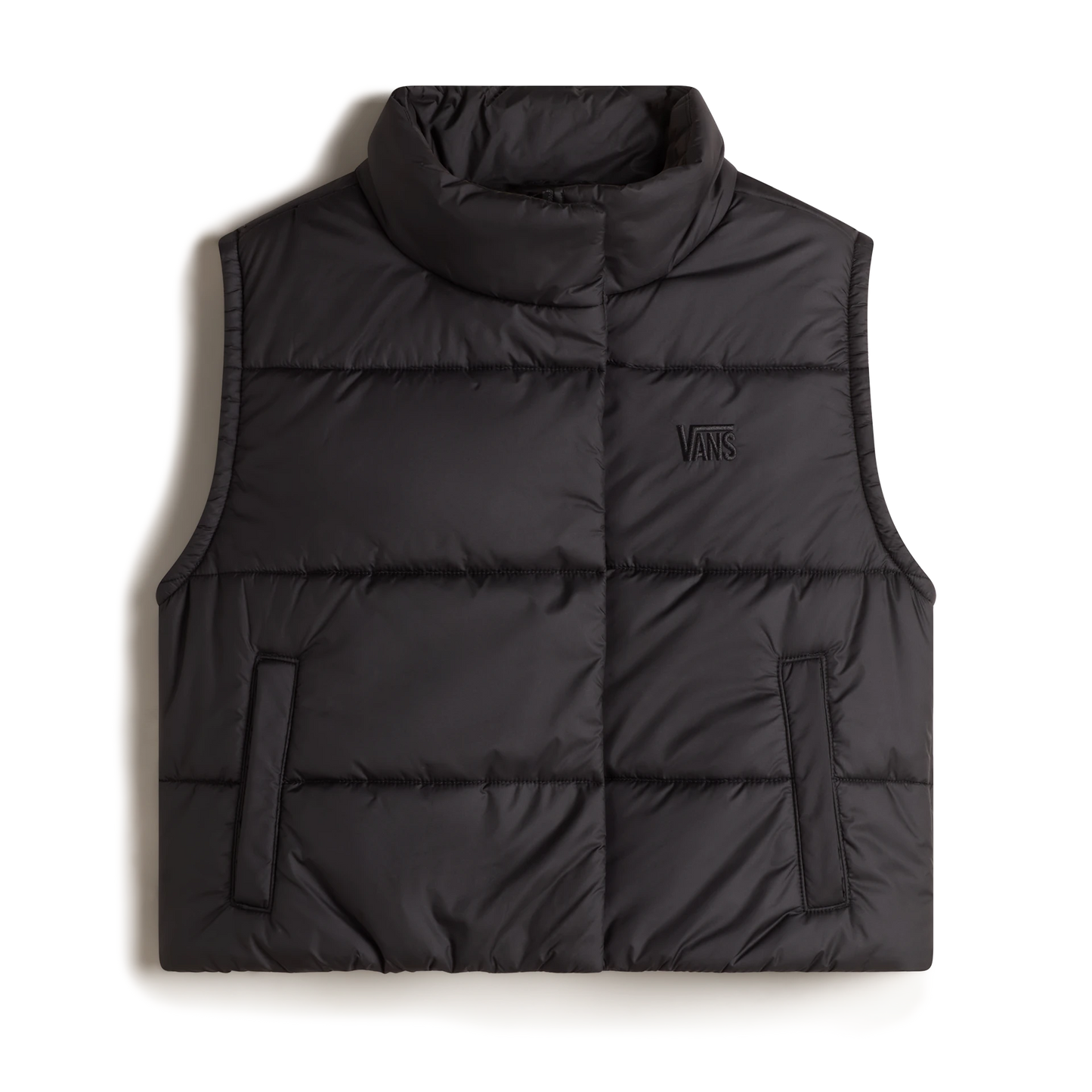 Gilet bomber Hillgate crop nero