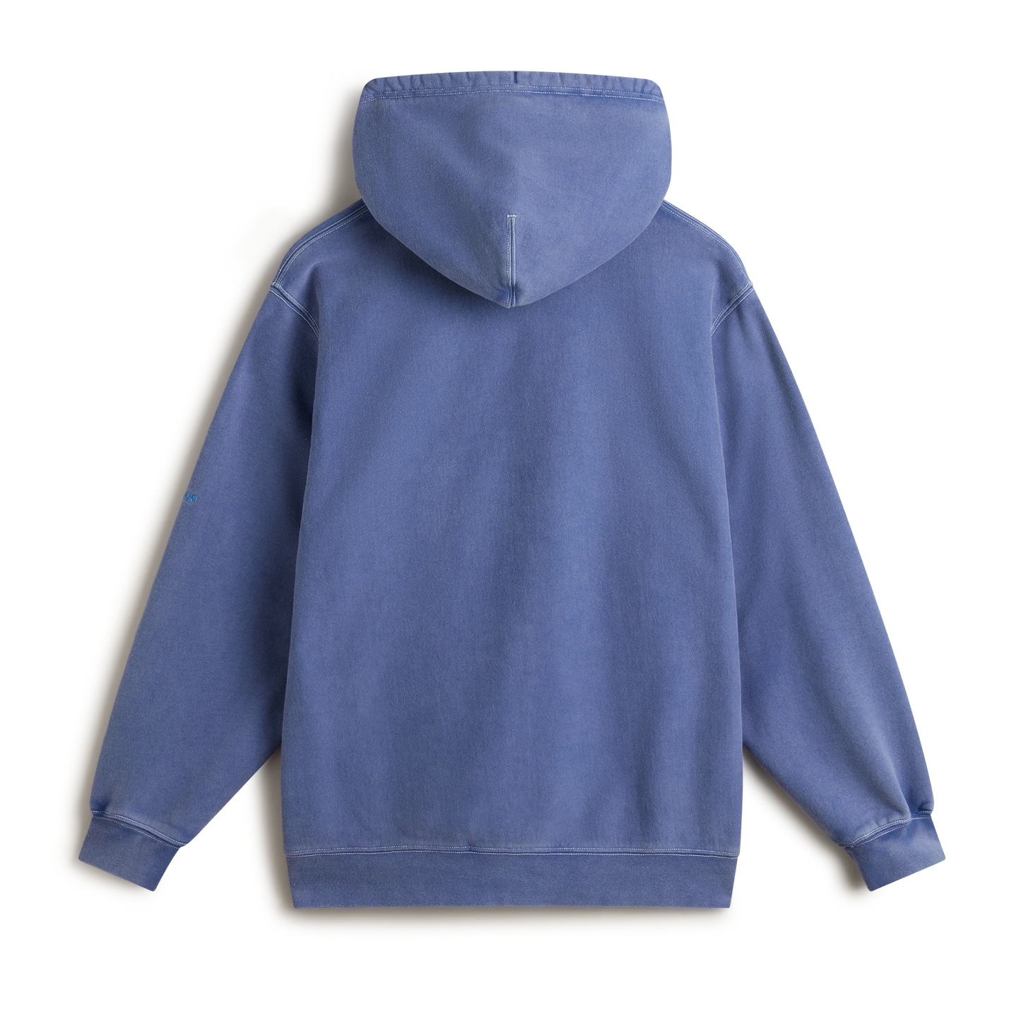 Felpa Sun full zip con cappuccio celeste