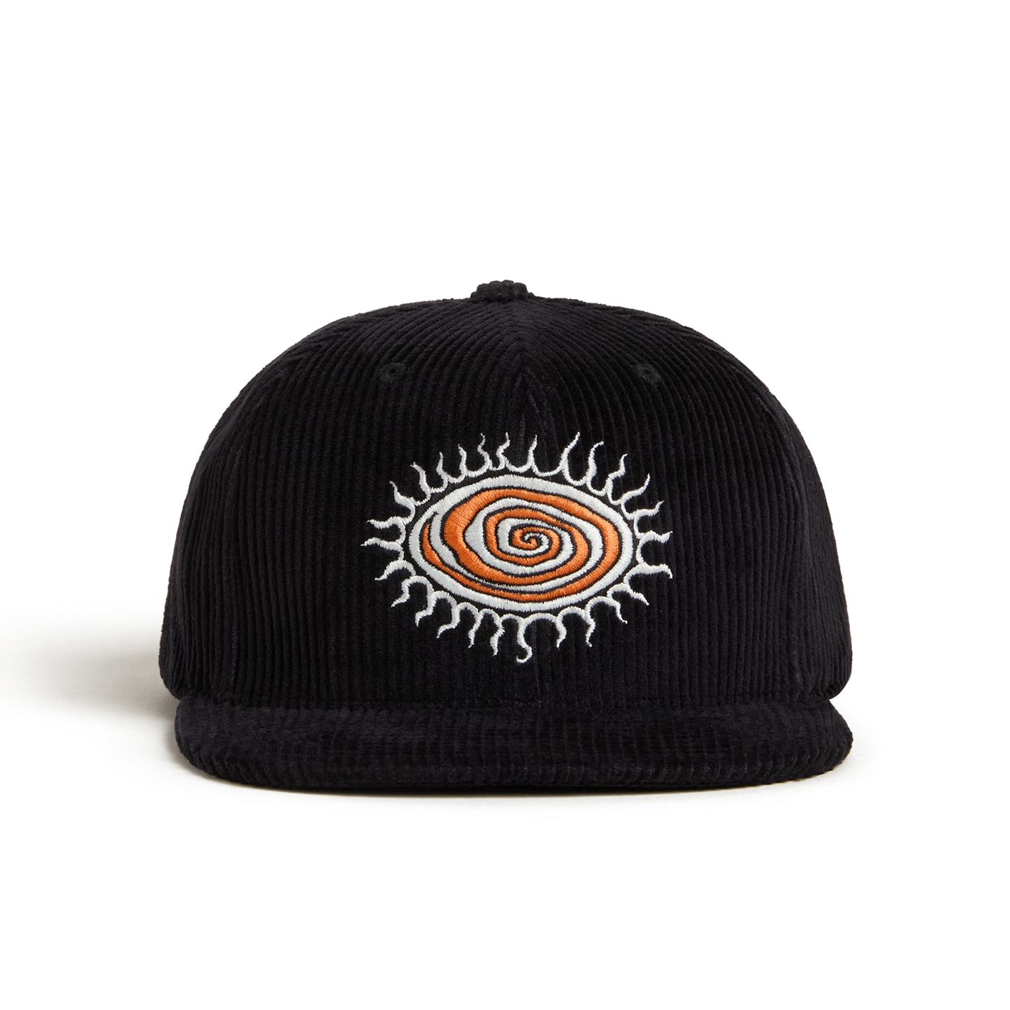 Cappellino Sun swirl in velluto nero