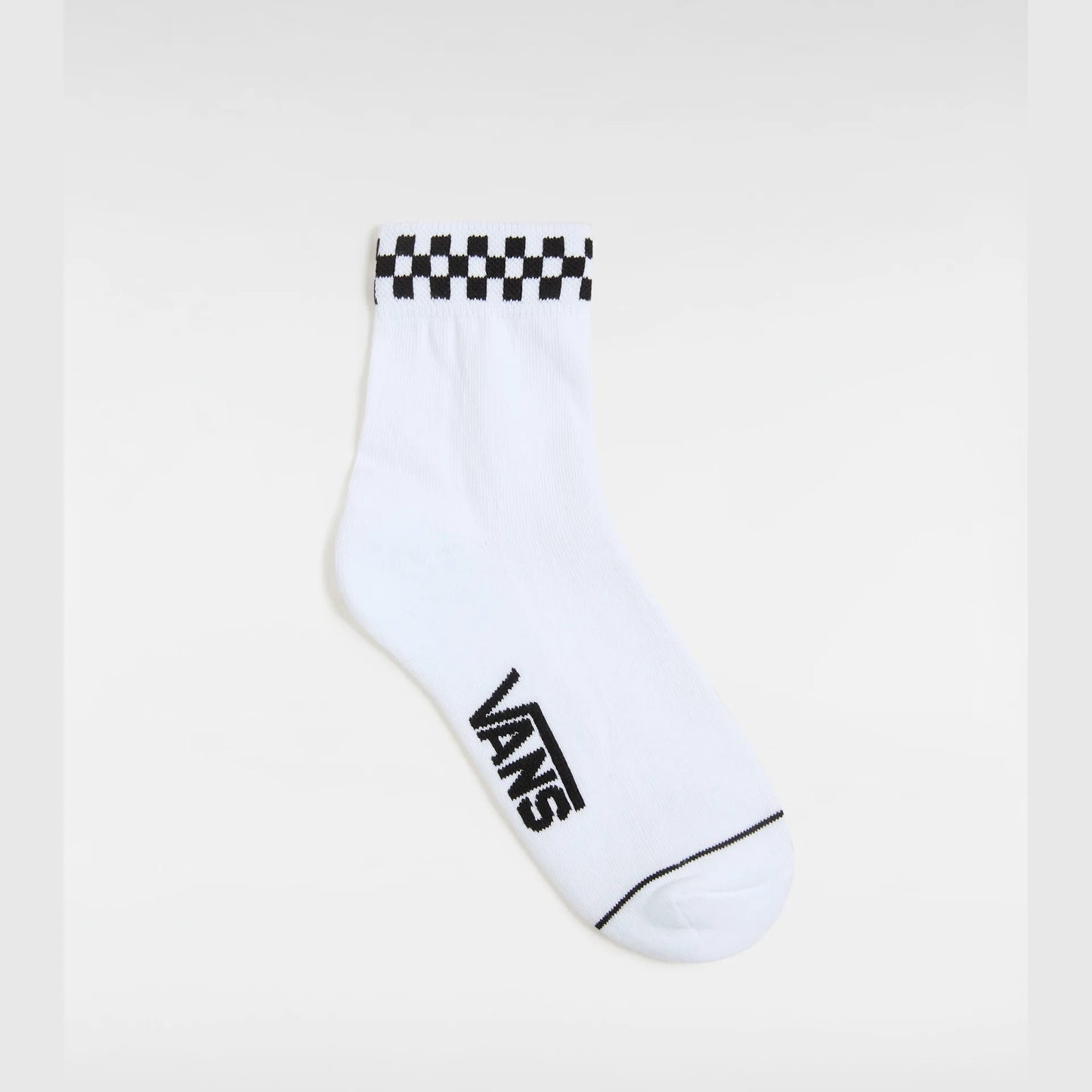 Calze Peek a check bianco