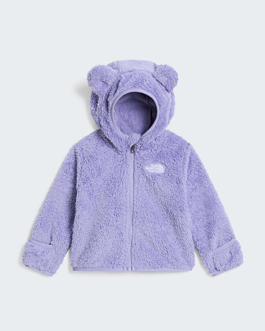 Felpa teddy baby Campshire full zip con cappuccio lilla -12/24 MESI