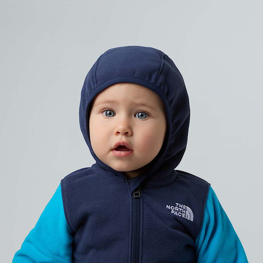 Felpa Glacier full zip con cappuccio blu da neonato - 3/24 MESI