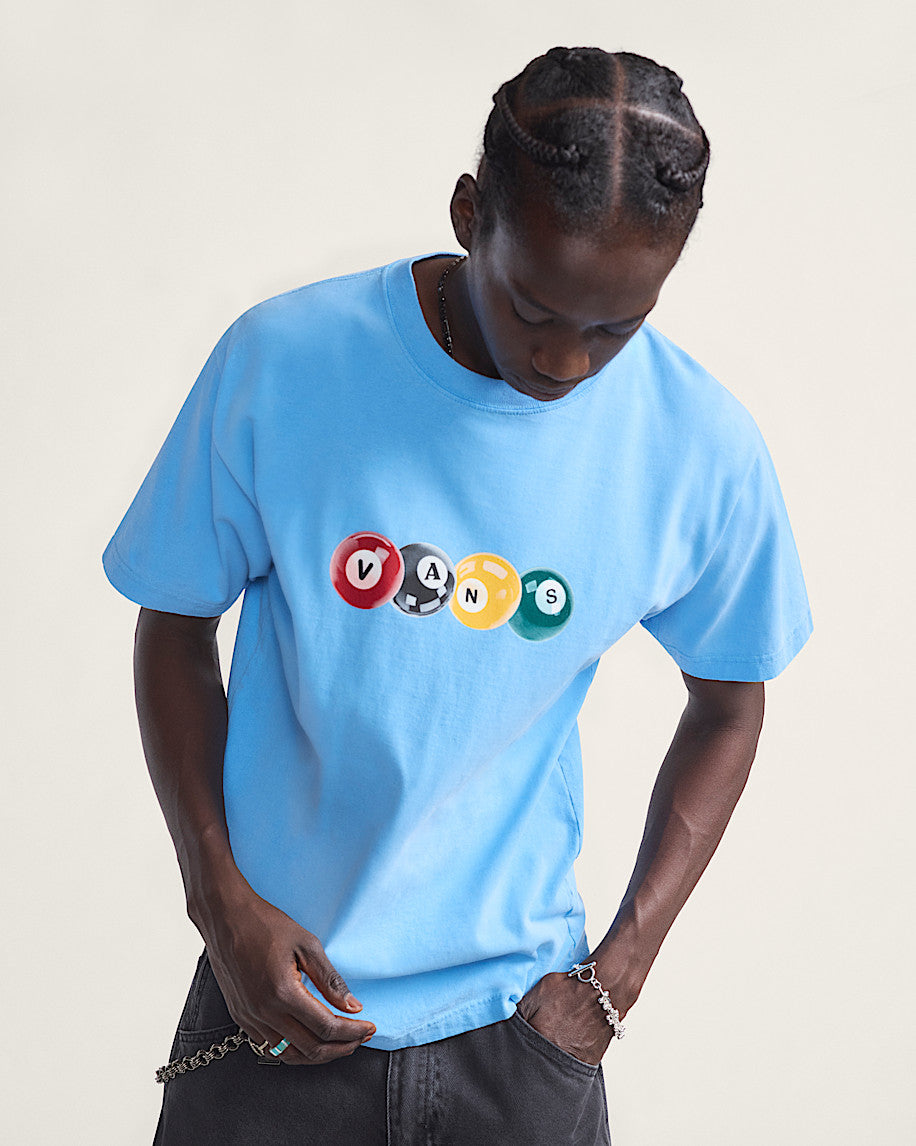 T-Shirt Backspin tranqui celeste