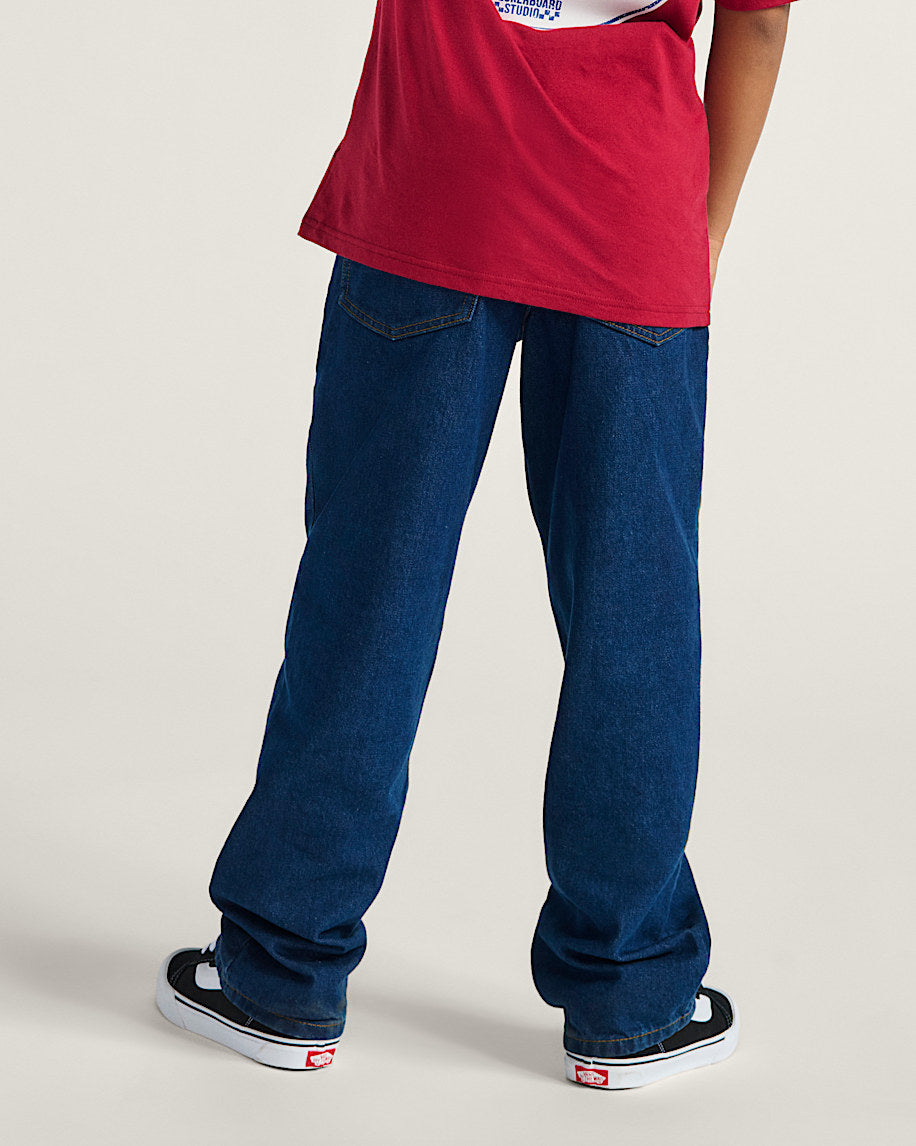 Jeans Check 5 in denim scuro - 8/16 ANNI