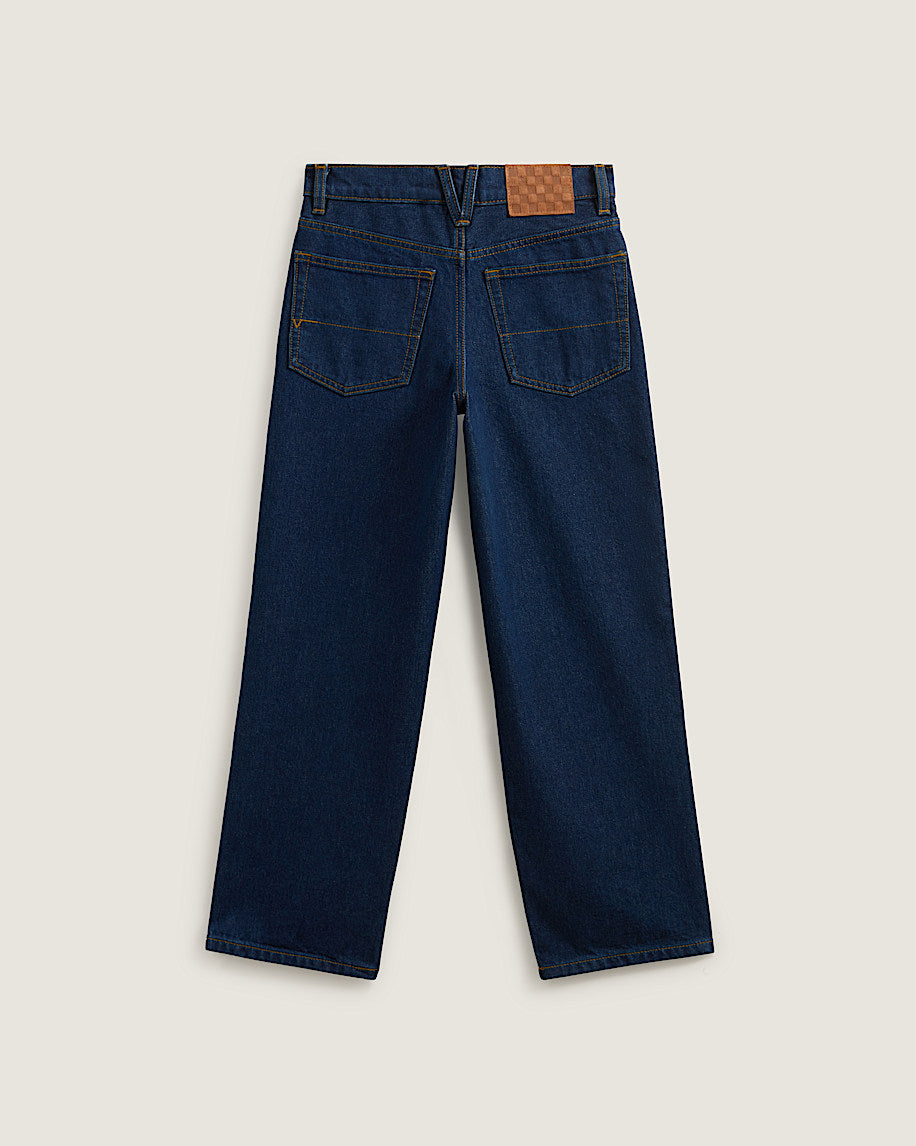Jeans Check 5 in denim scuro - 8/16 ANNI