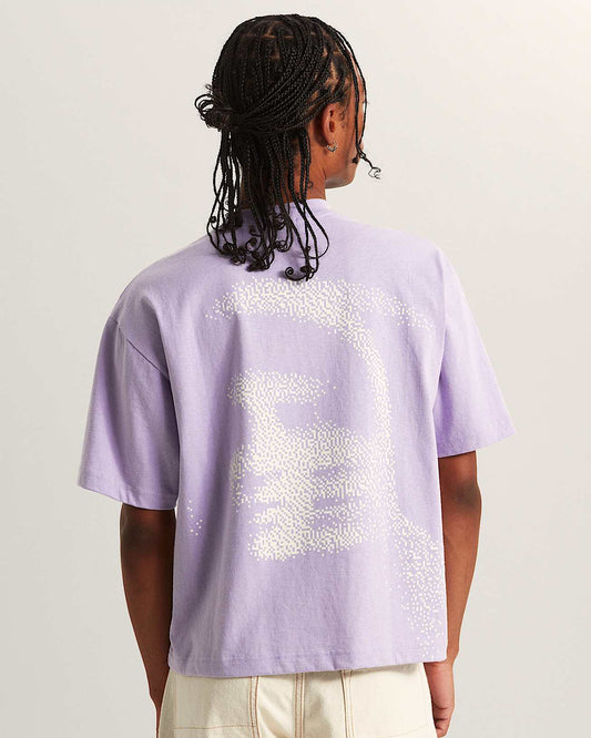 T-Shirt Blurred face lilla