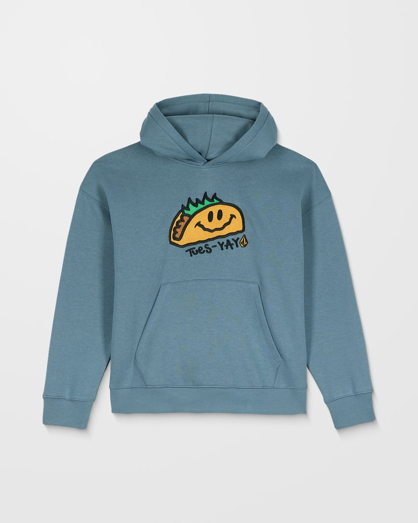 Felpa Voltaco con cappuccio celeste - 8/14 ANNI