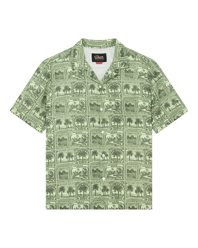 Camicia Mail-man Deus ex machina verde