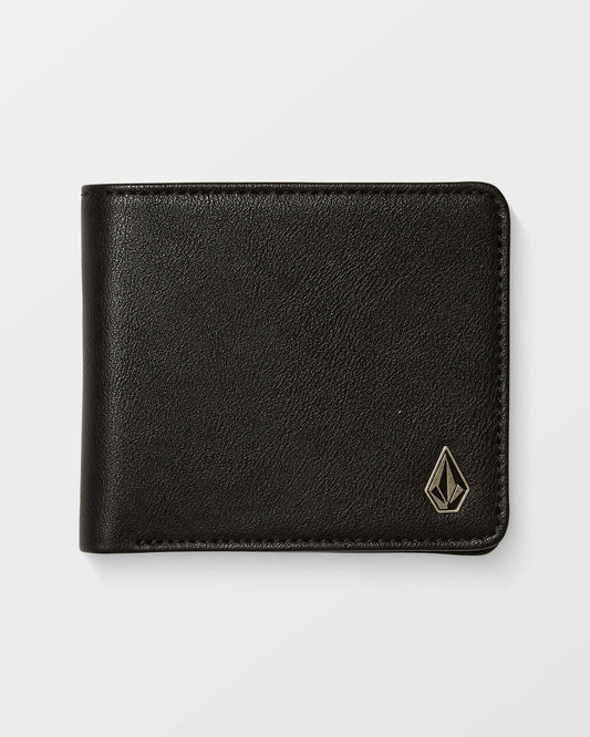 Portafoglio Slim Stone Volcom nero
