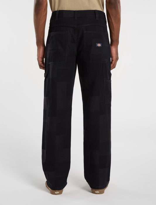 Pantalone Jacquard carpenter nero