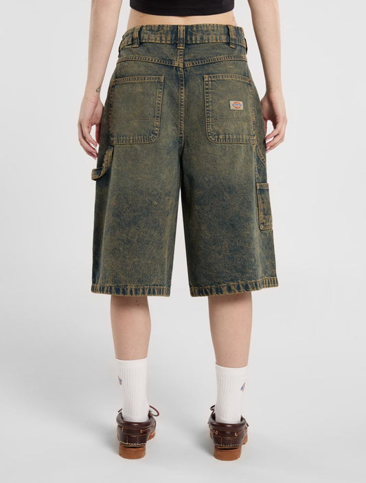 Pantaloncini Carpenter denim giallo