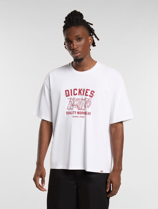 T-Shirt Laundry boxy bianco
