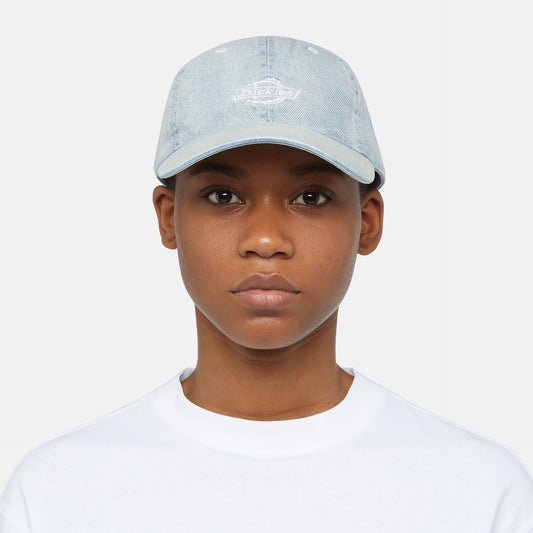 Cappellino Dad in denim chiaro