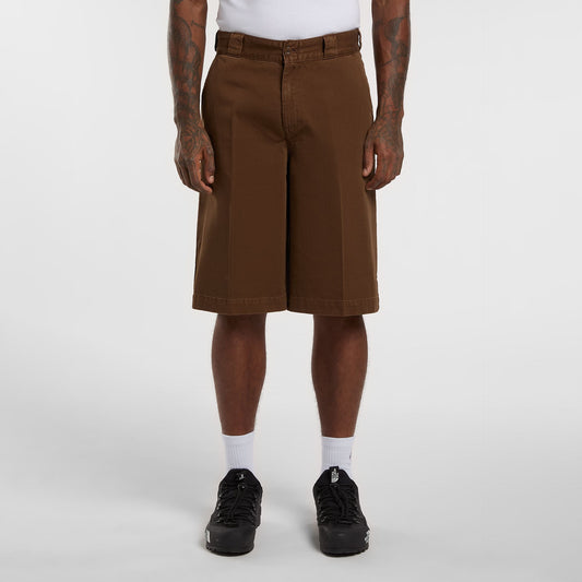 Shorts 247 da lavoro marrone