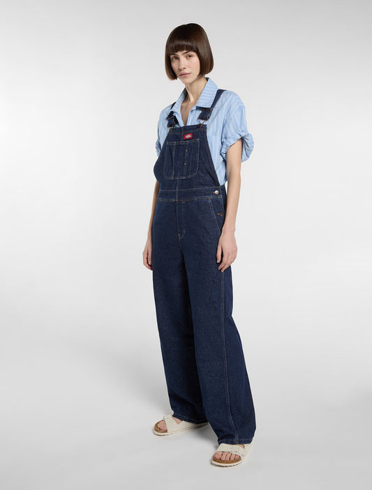 Salopette da meccanico in denim scuro