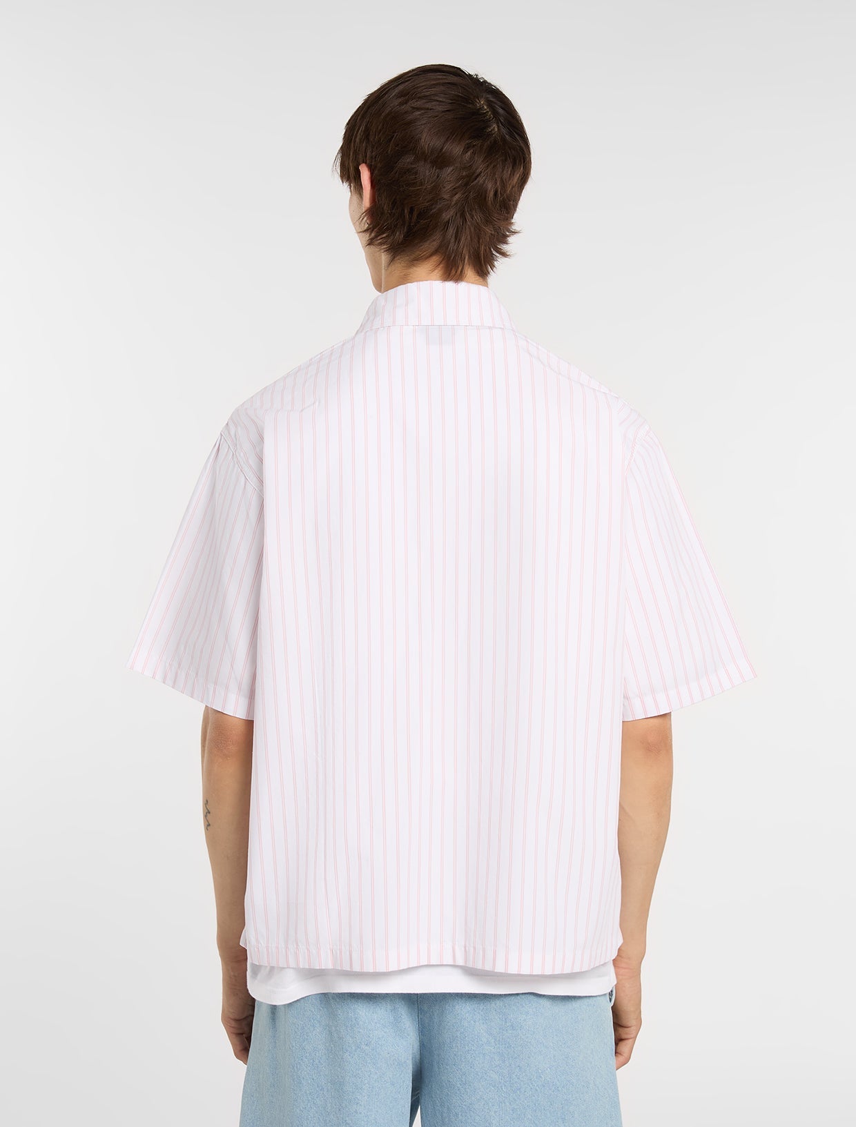 Camicia Venedocia a righe rosa