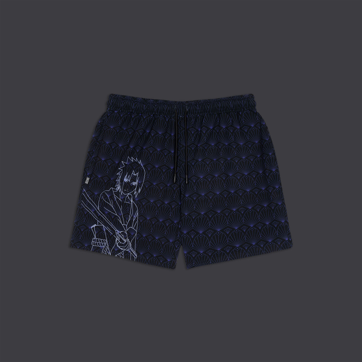 Boardshorts Naruto Uchiha nero