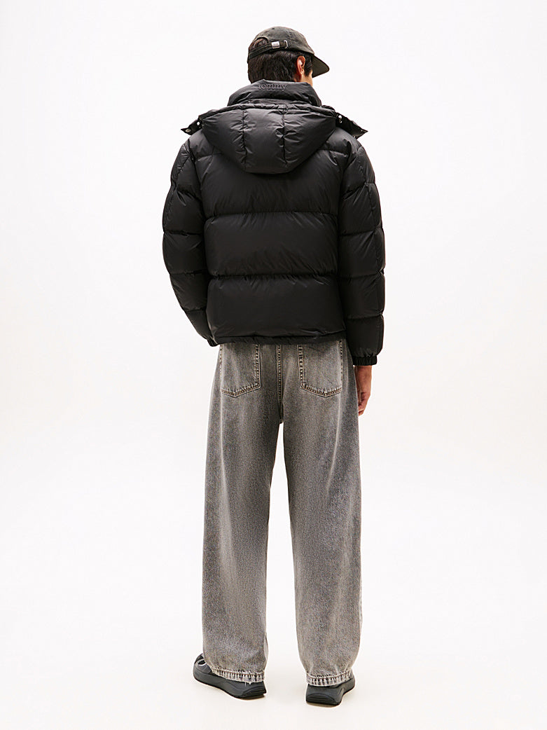 Piumino Alaska in ripstop idrorepellente con cappuccio nero