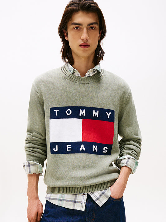 Pullover Tommy Jeans verde