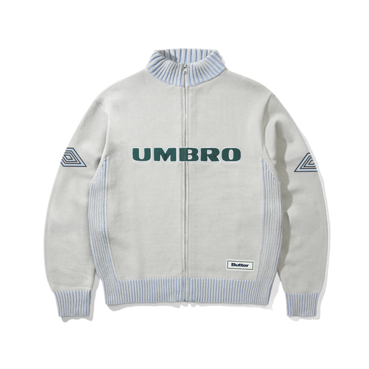 Pullover Butter Goods x Umbro full zip grigio
