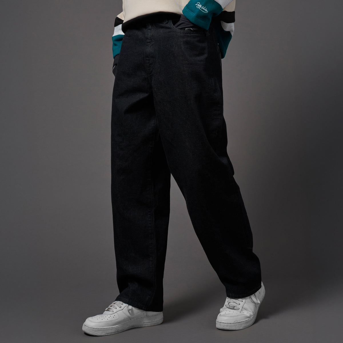Jeans Dollynoire loose nero