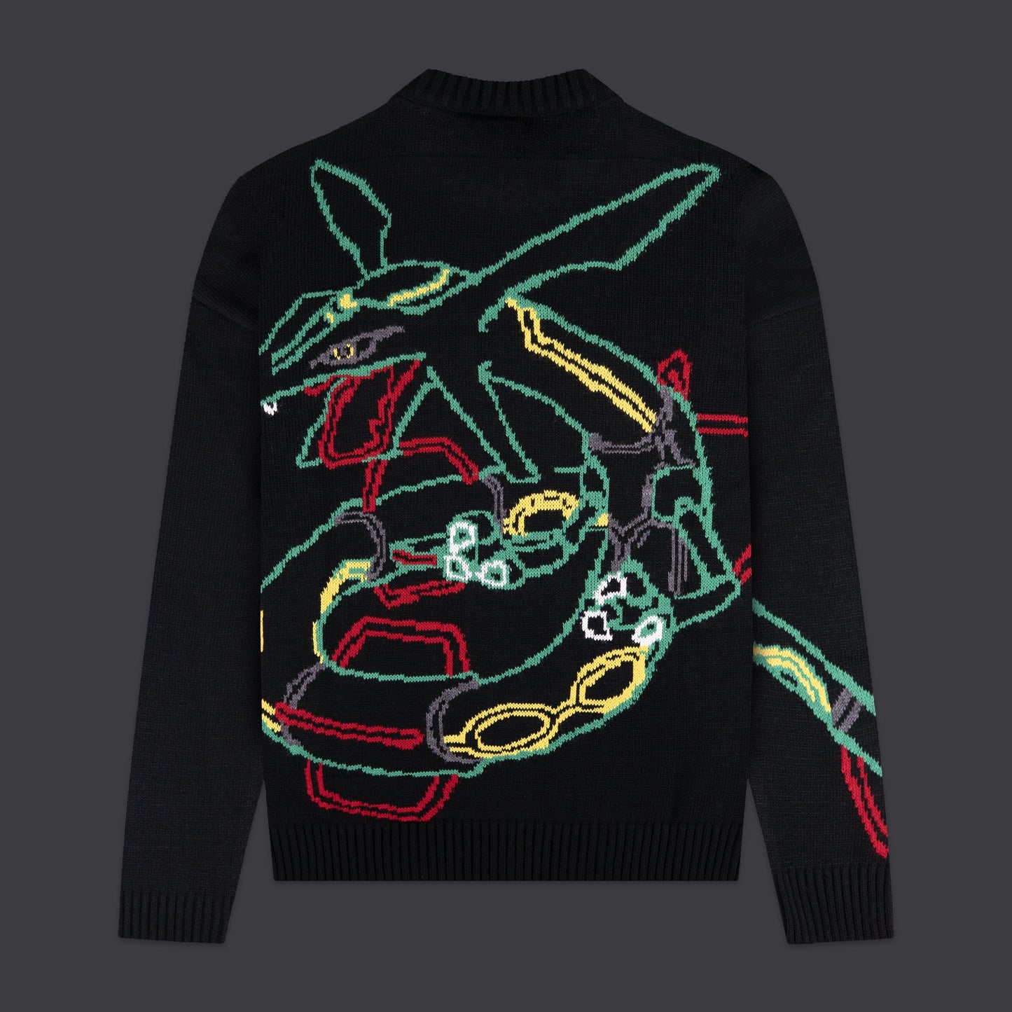 Maglione Rayquaza nero