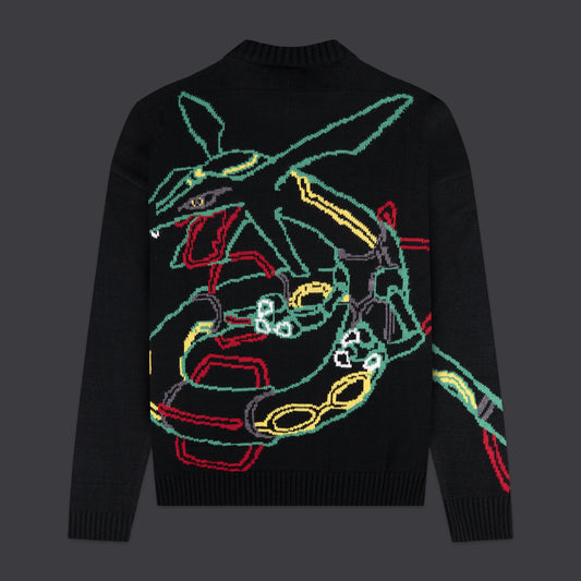 Maglione Rayquaza nero