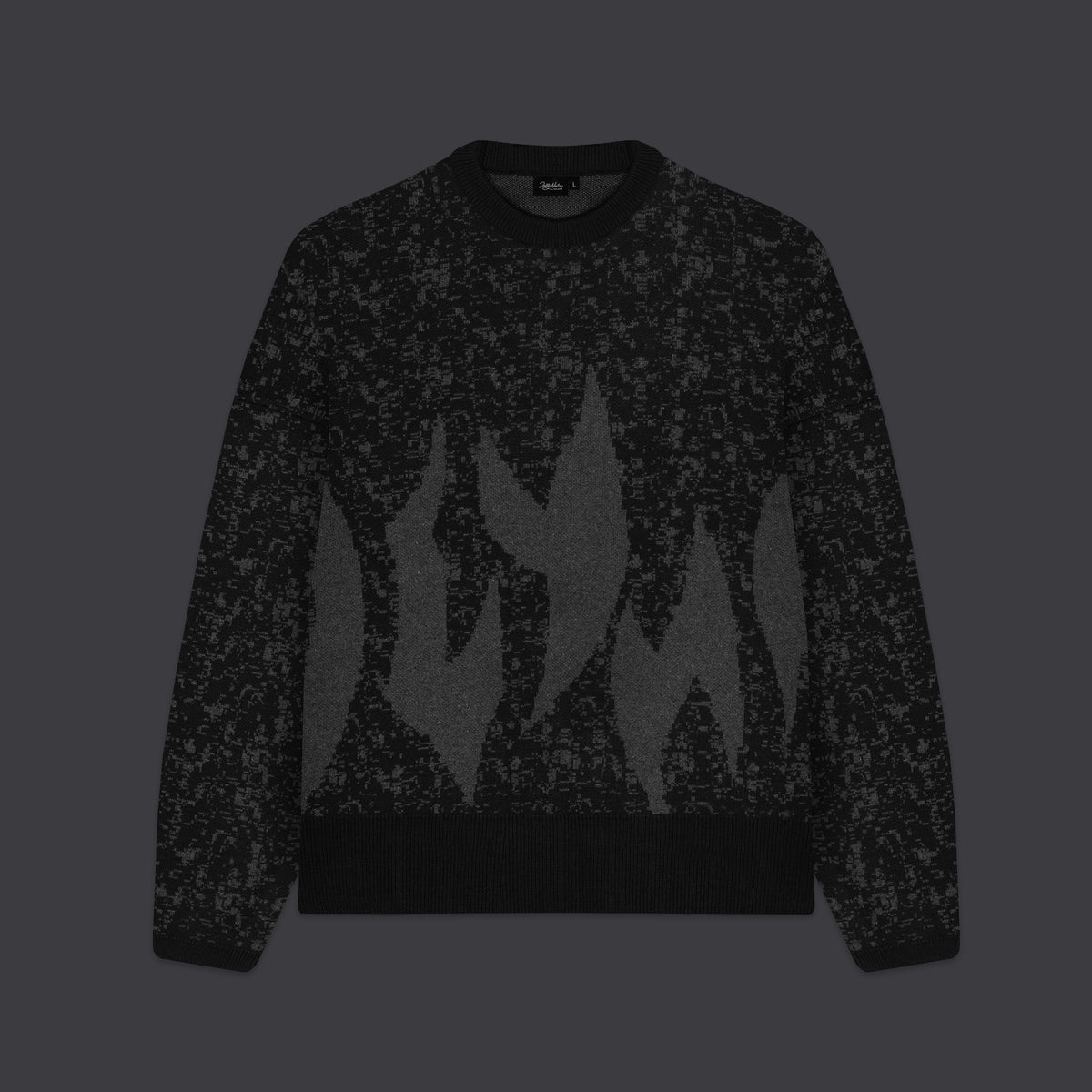 Maglione DLYNR boxy fit nero slavato