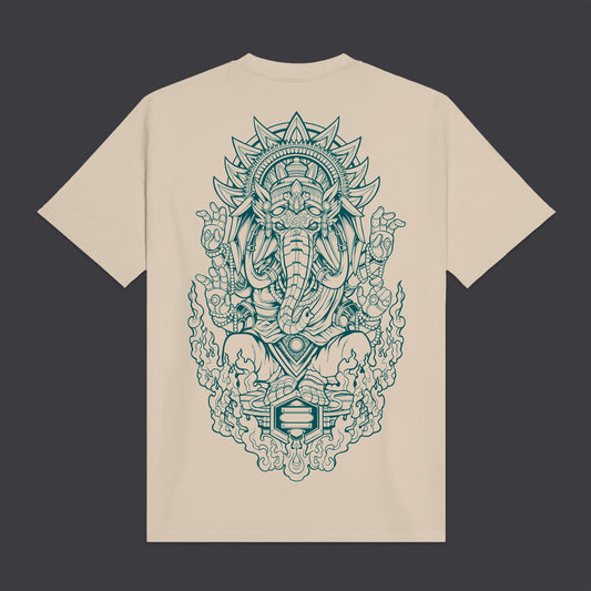 T-Shirt Ganesha panna