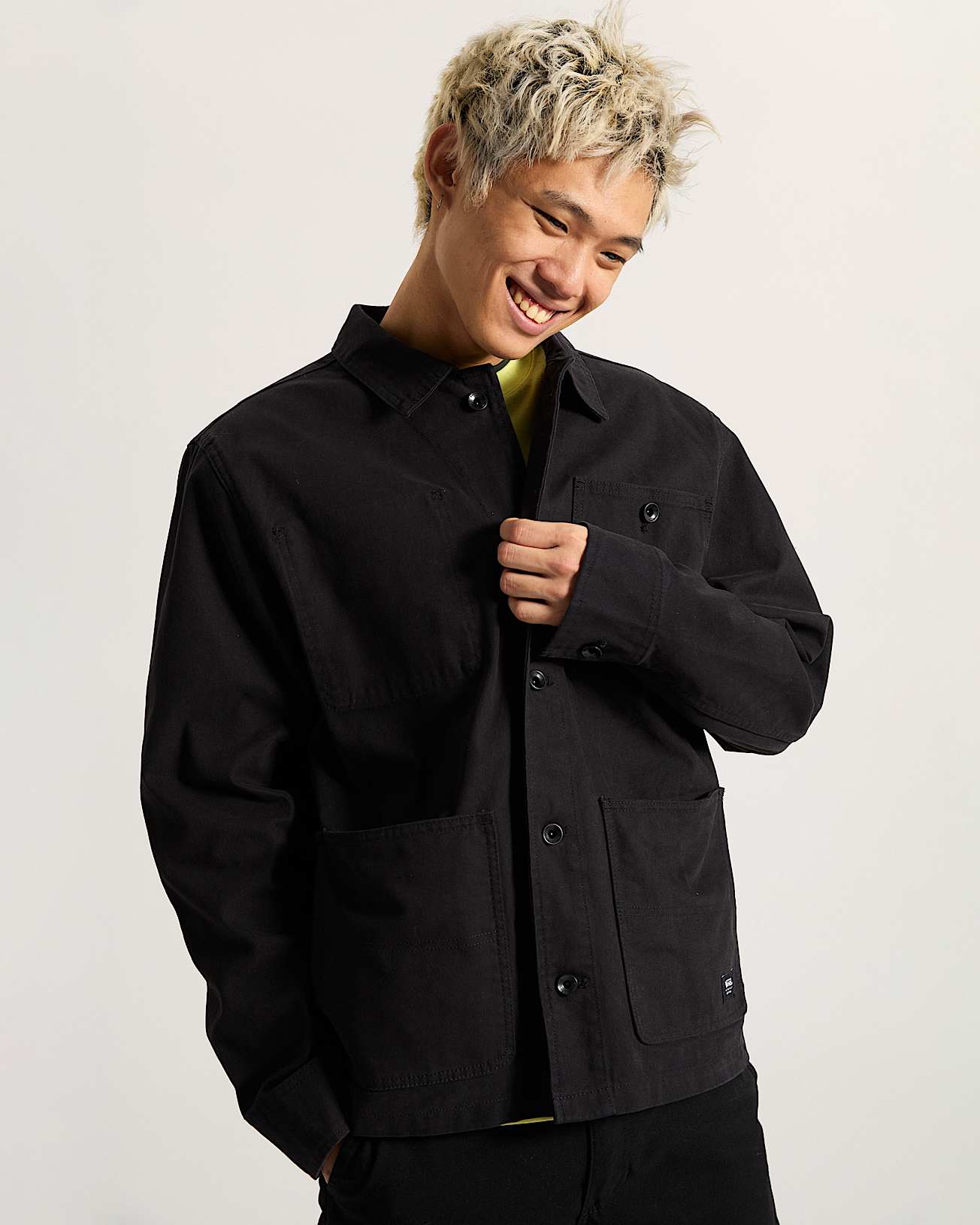 Giacca Drill chore nero