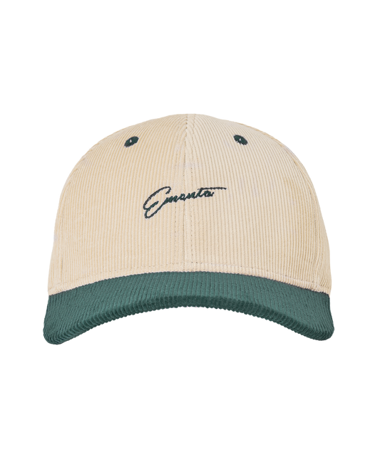 Cappellino Cocktail baseball in corda panna/verde