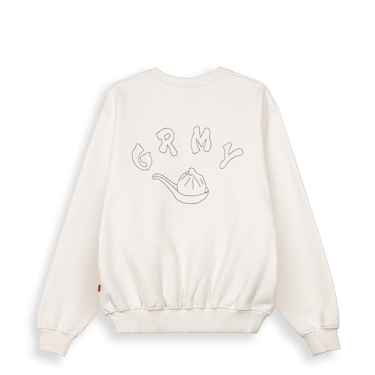 Felpa Sampans sushi girocollo panna