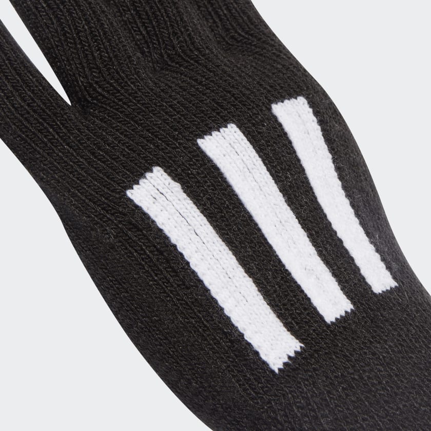 Guanti 3-Stripes Conductive nero