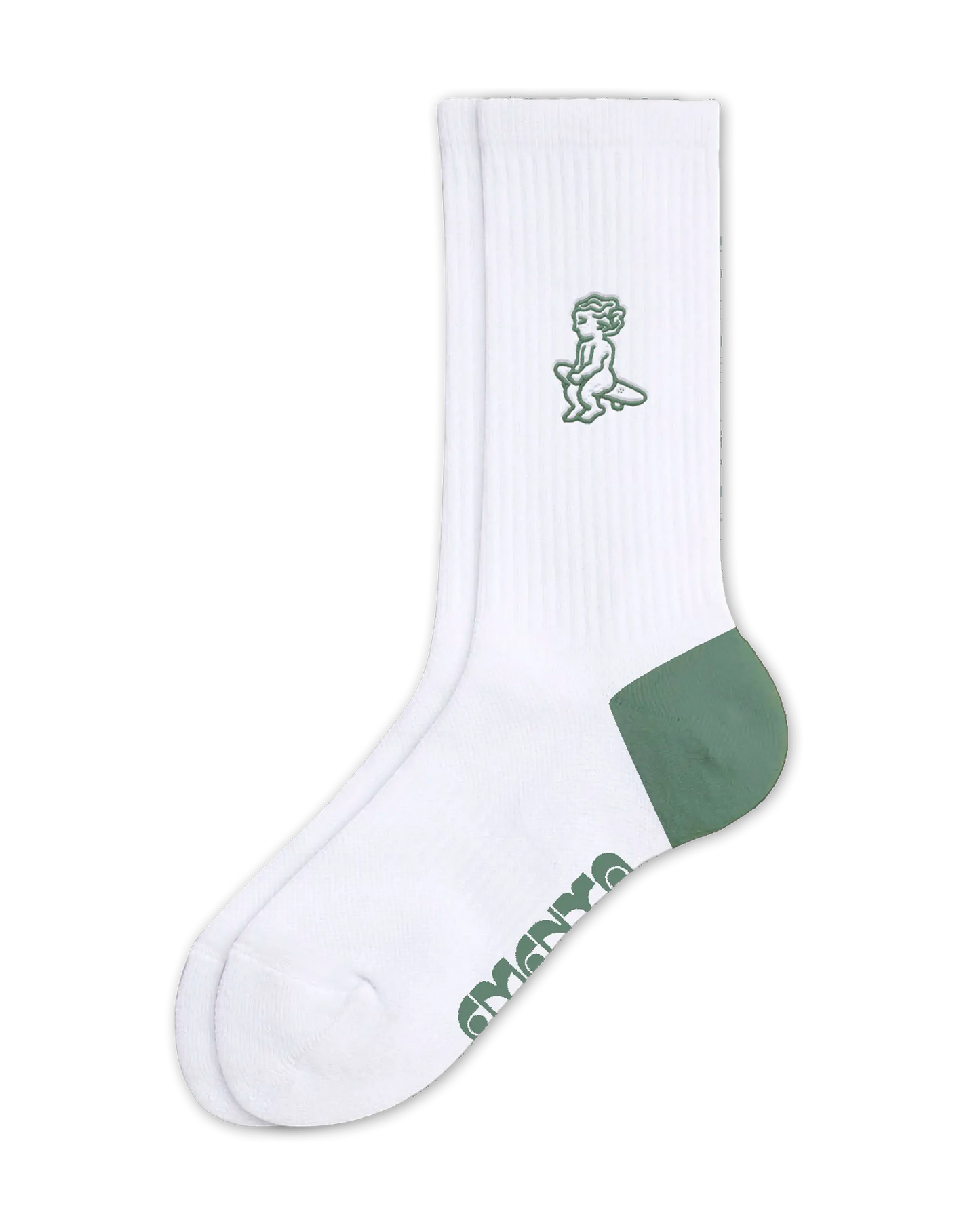 Calze Baby Ementa bianco/verde