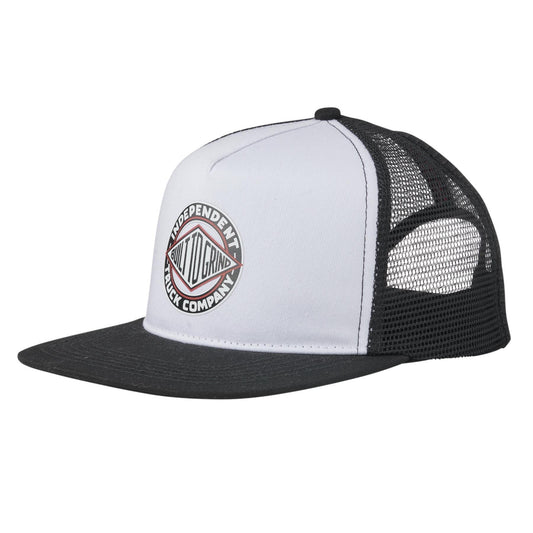 Cappellino Summit printed retinato nero/bianco