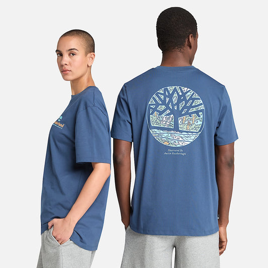 T-Shirt Albero blu