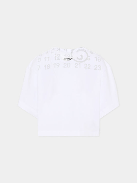 T-Shirt  Maison Margiela crop bianco - 8/16 ANNI
