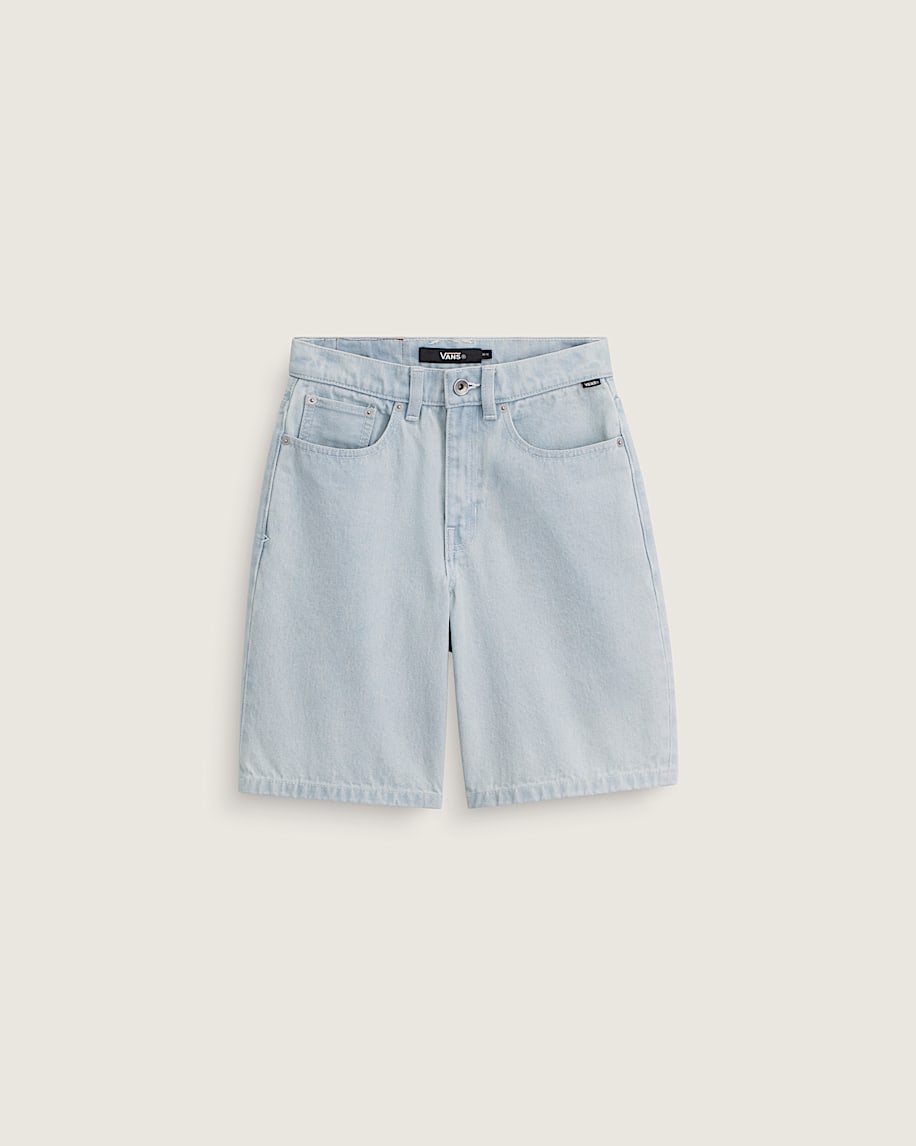 Pantaloncini Check 5 baggy denim chiaro - 8/20 ANNI
