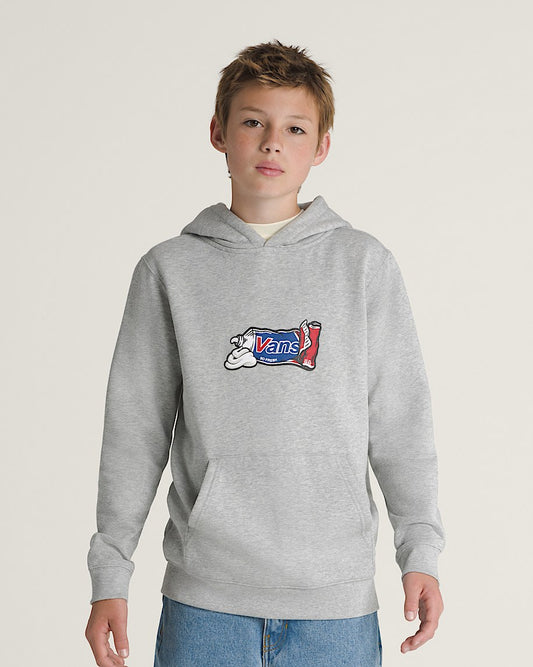 Felpa Fresh pullover con cappuccio grigio - 8/16 ANNI