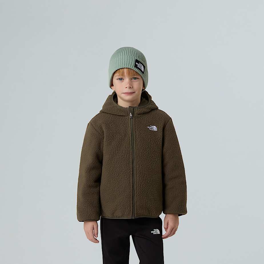 Giacca reversibile con cappuccio verde - 2/7 ANNI