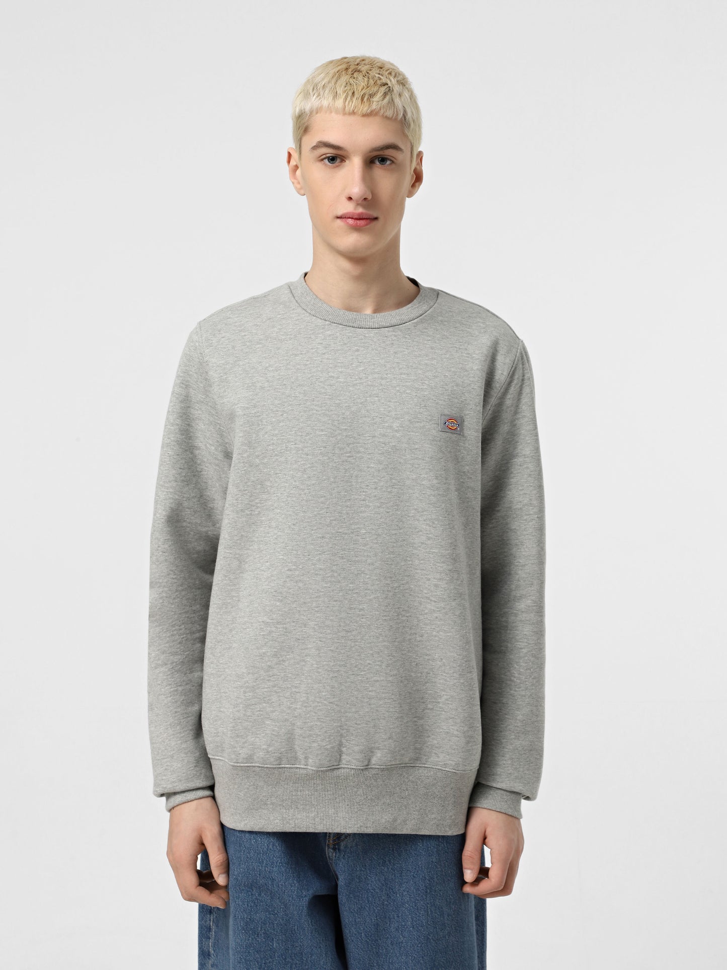 Felpa Oakport girocollo grigio