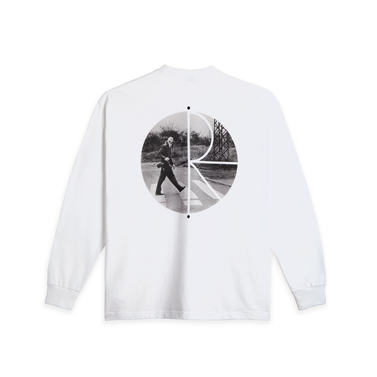 T-shirt Polar manica lunga bianco