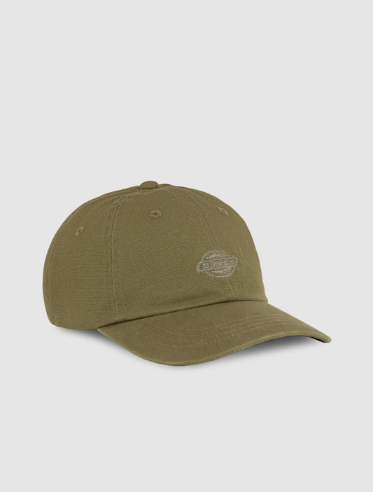 Cappellino Duck in canvas verde