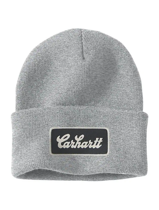 Berretto Carhartt script grigio