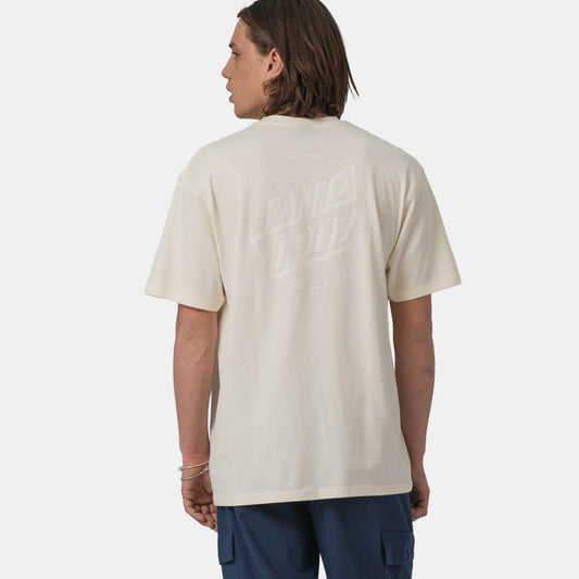 T-Shirt Tonal opus panna