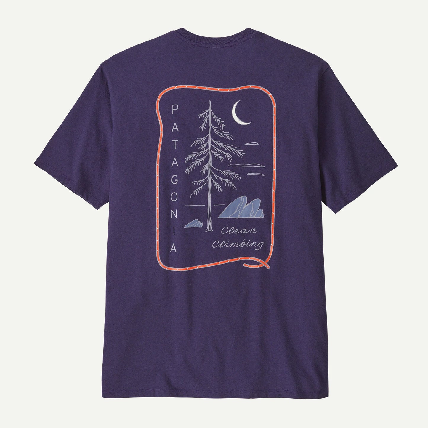 T-Shirt Clean climb viola