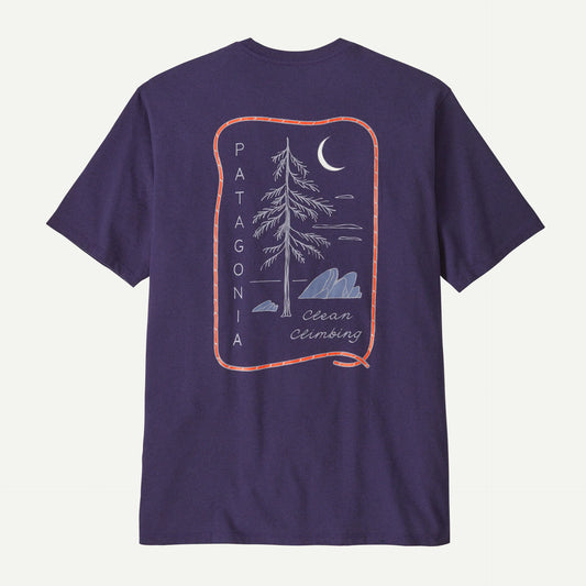 T-Shirt Clean climb viola