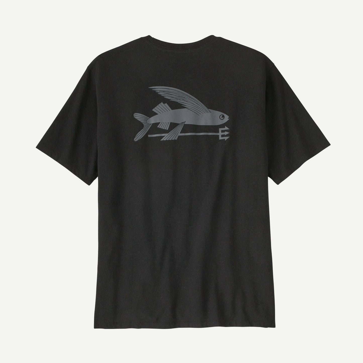 T-Shirt Flying fish nero