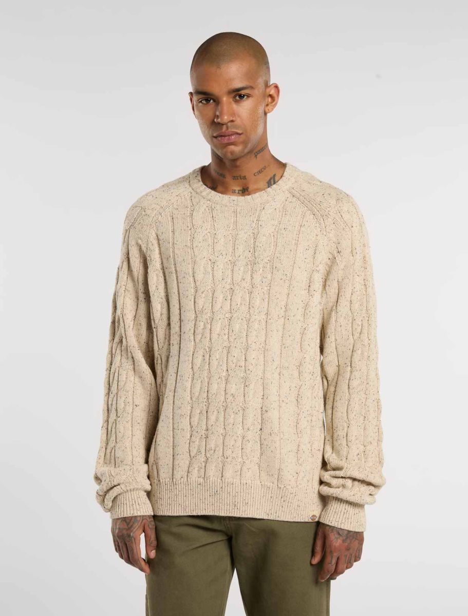 Maglione Vanleer cable panna